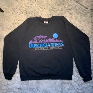 Vtg Busch Gardens Crewneck